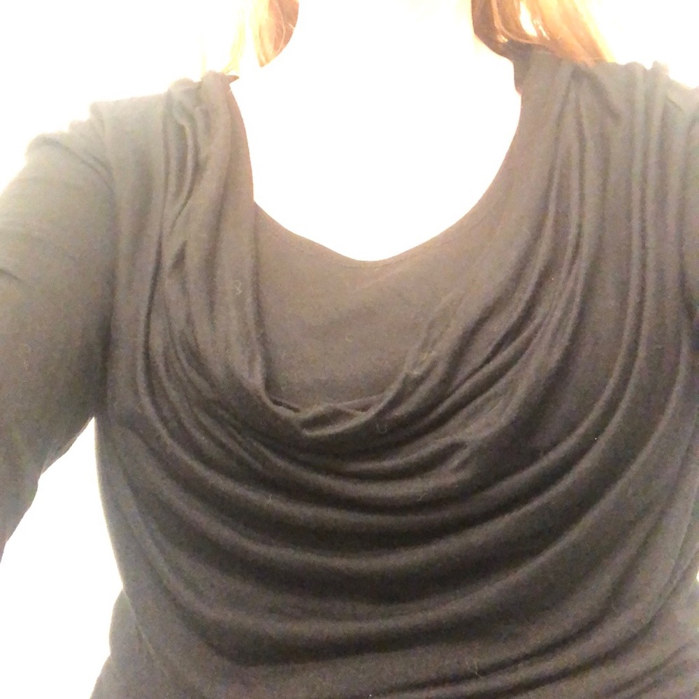Thyme maternity drape long sleeve top